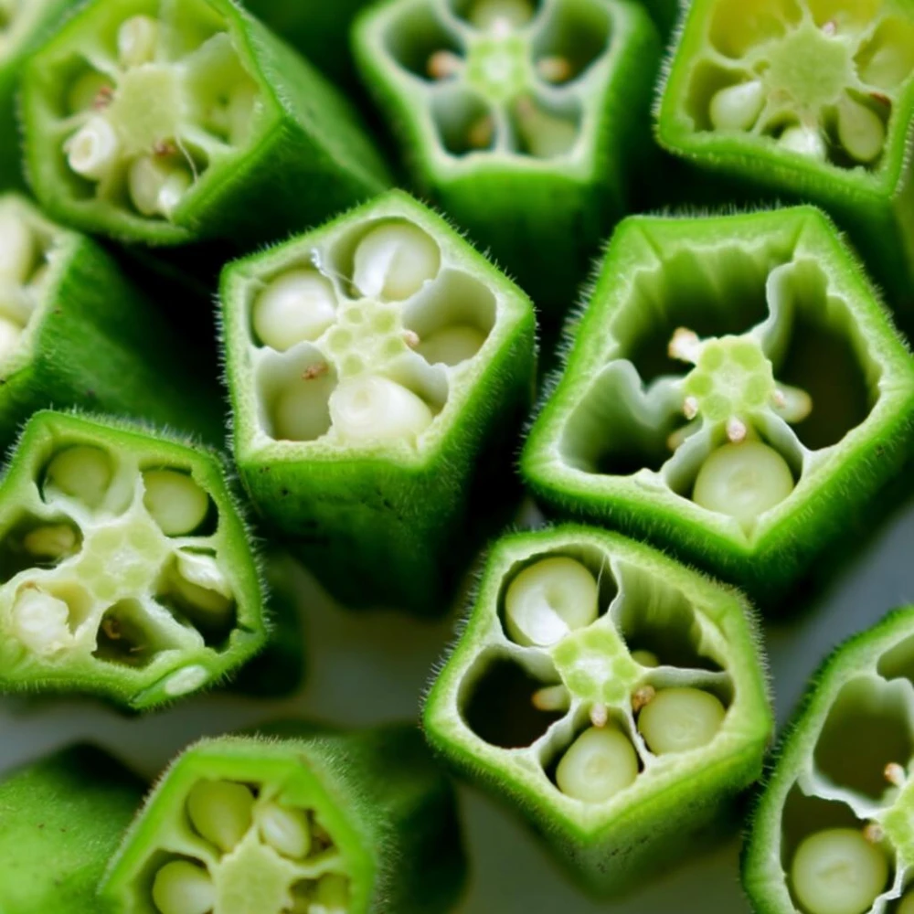 Clemson Spineless Okra Seeds – Heirloom Vegetable – 50 Seeds – Outdoor - Image 2