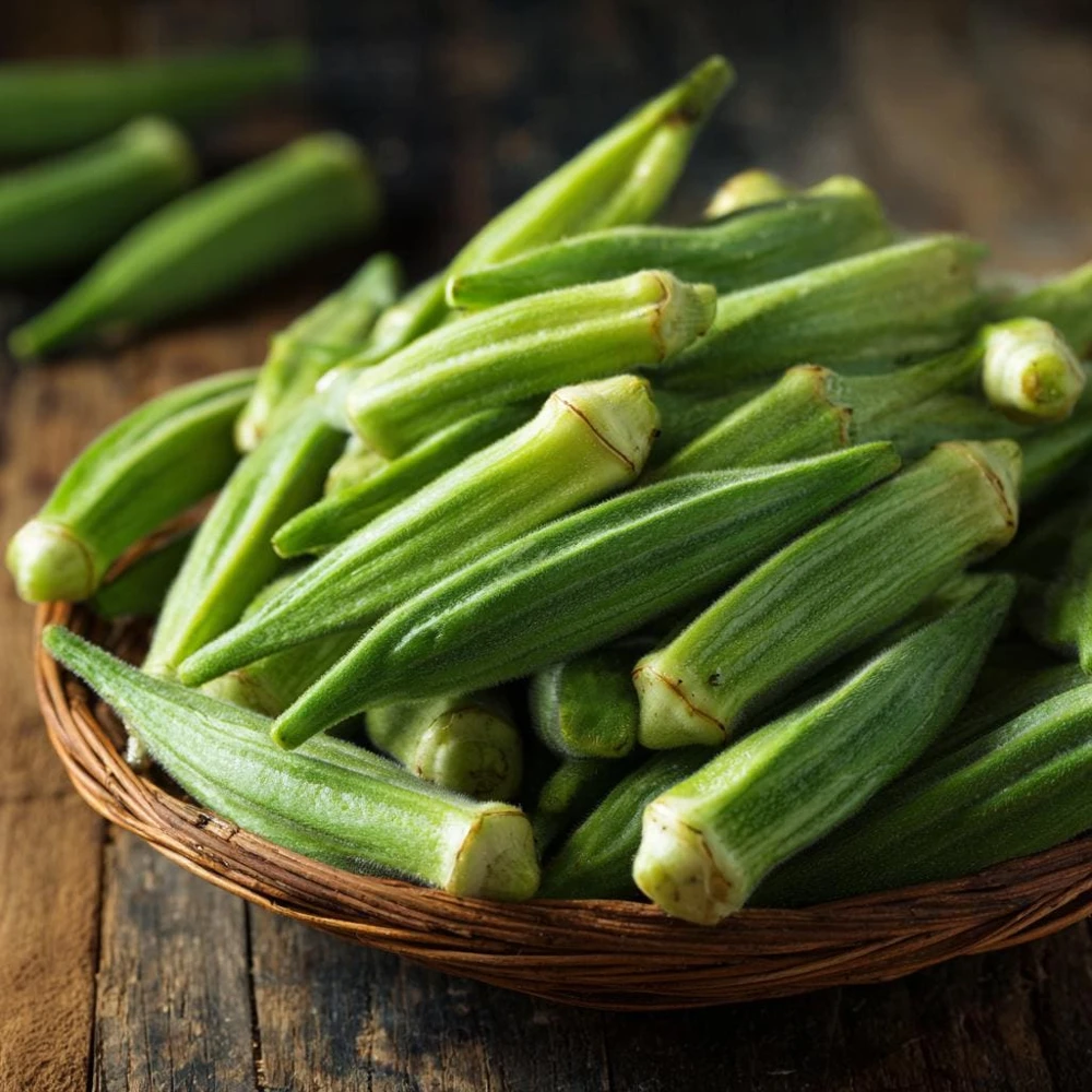 Clemson Spineless Okra Seeds – Heirloom Vegetable – 50 Seeds – Outdoor - Image 4