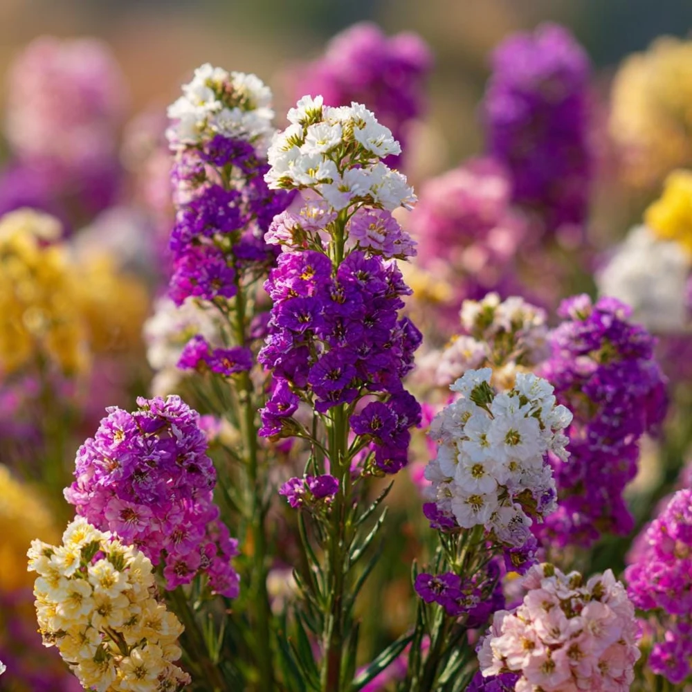 Colorful Statice 50 Seed Mix - Limonium Sinuatum Flower Seeds for Bouquets - Image 4