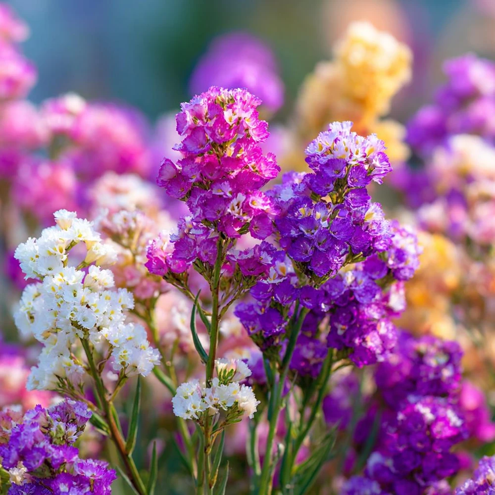 Colorful Statice 50 Seed Mix - Limonium Sinuatum Flower Seeds for Bouquets - Image 5