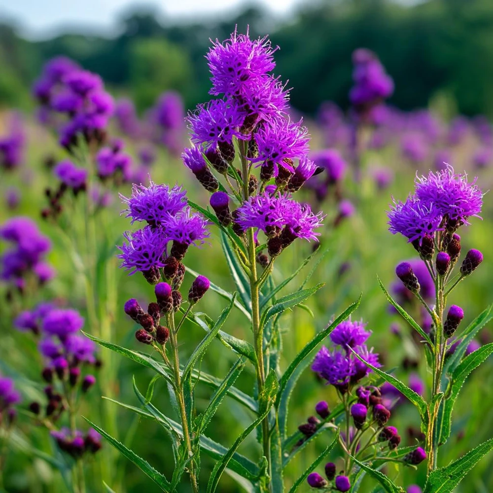 Common Ironweed Seeds - Vernonia fasciculata Wildflower Seeds 100 Count, Purple Blooms, Outdoor - Image 1