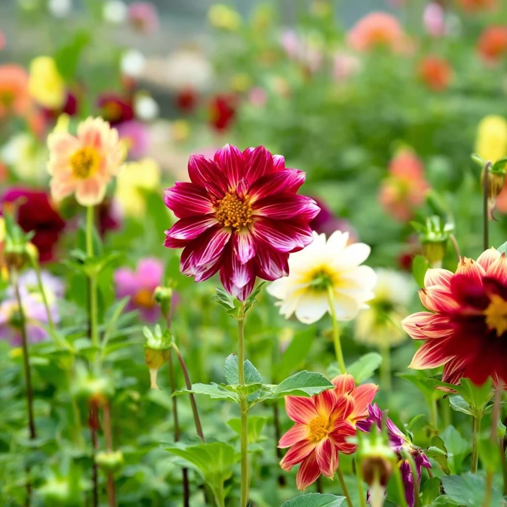 Dwarf Dahlia Seeds - 50 Count Packet - Compact, Colorful Blooms - Image 5