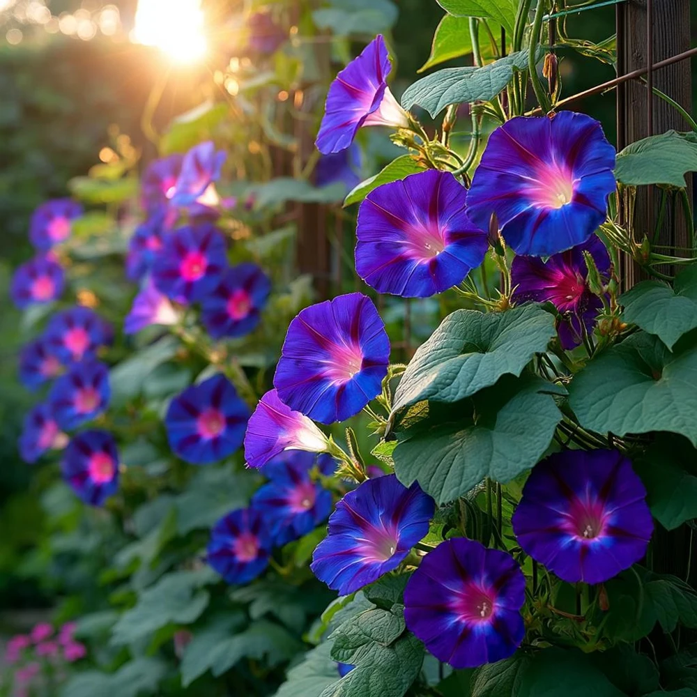 Grandpa Ott Morning Glory Seeds - 50 Deep Purple Heirloom Vine Seeds - Image 10