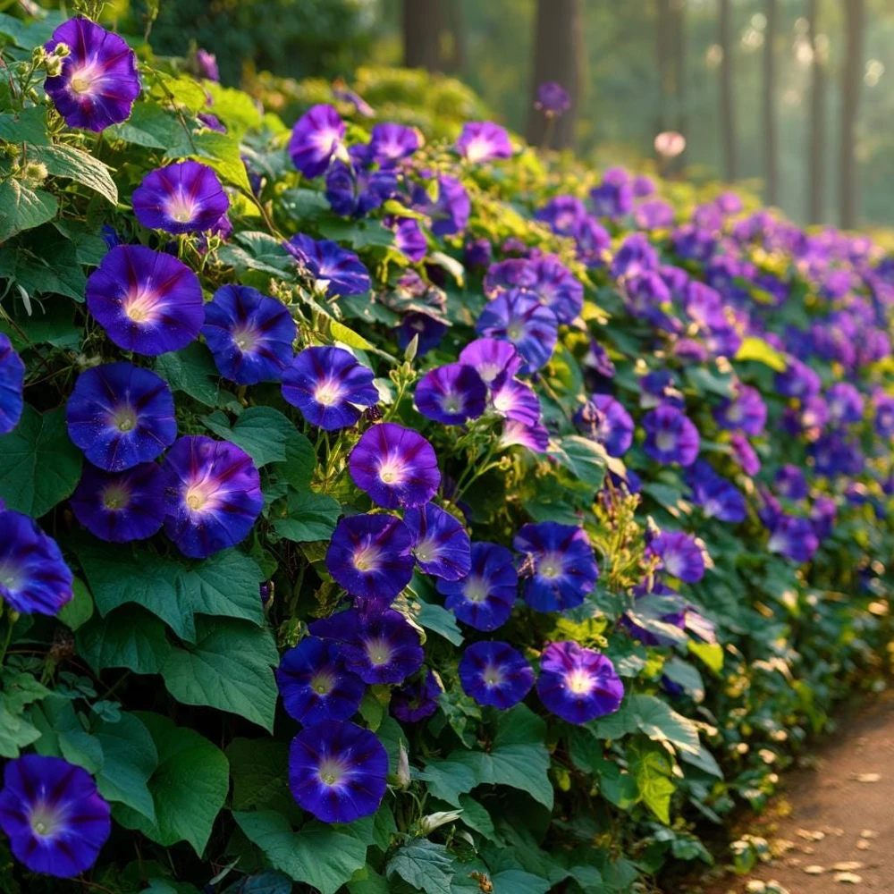 Grandpa Ott Morning Glory Seeds - 50 Deep Purple Heirloom Vine Seeds - Image 4