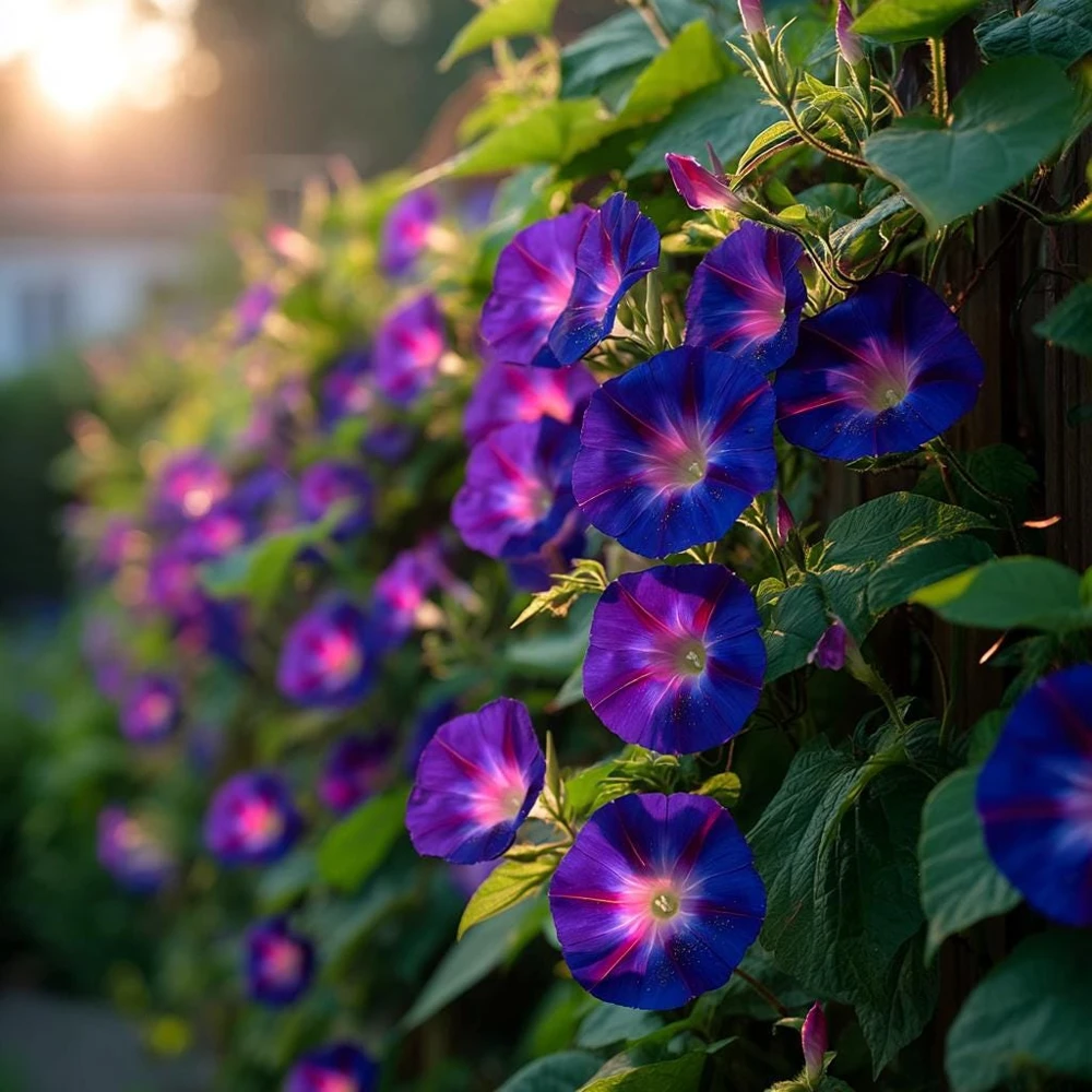 Grandpa Ott Morning Glory Seeds - 50 Deep Purple Heirloom Vine Seeds - Image 5