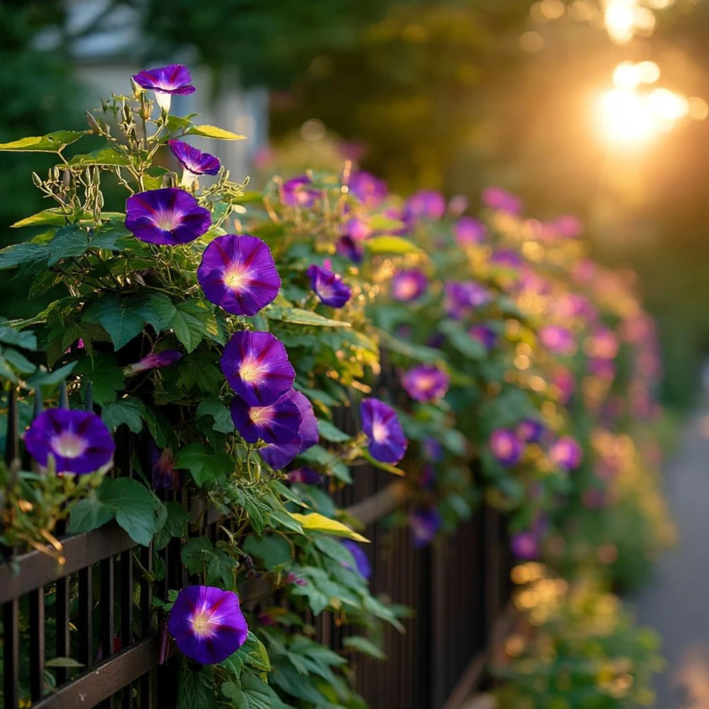 Grandpa Ott Morning Glory Seeds - 50 Deep Purple Heirloom Vine Seeds - Image 7