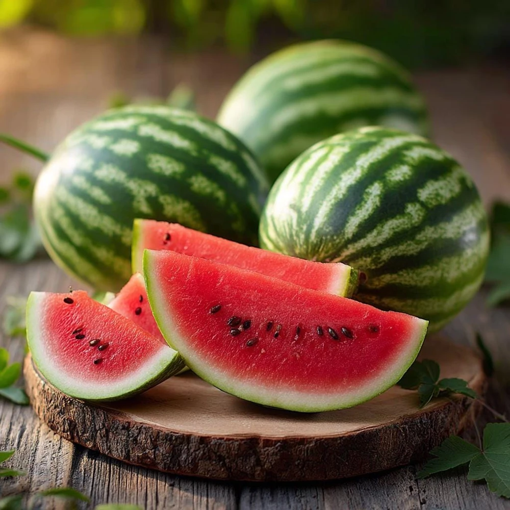 Mini Cal Sweet Bush Watermelon Seeds - 15 Seeds - Compact Container Variety - Image 1