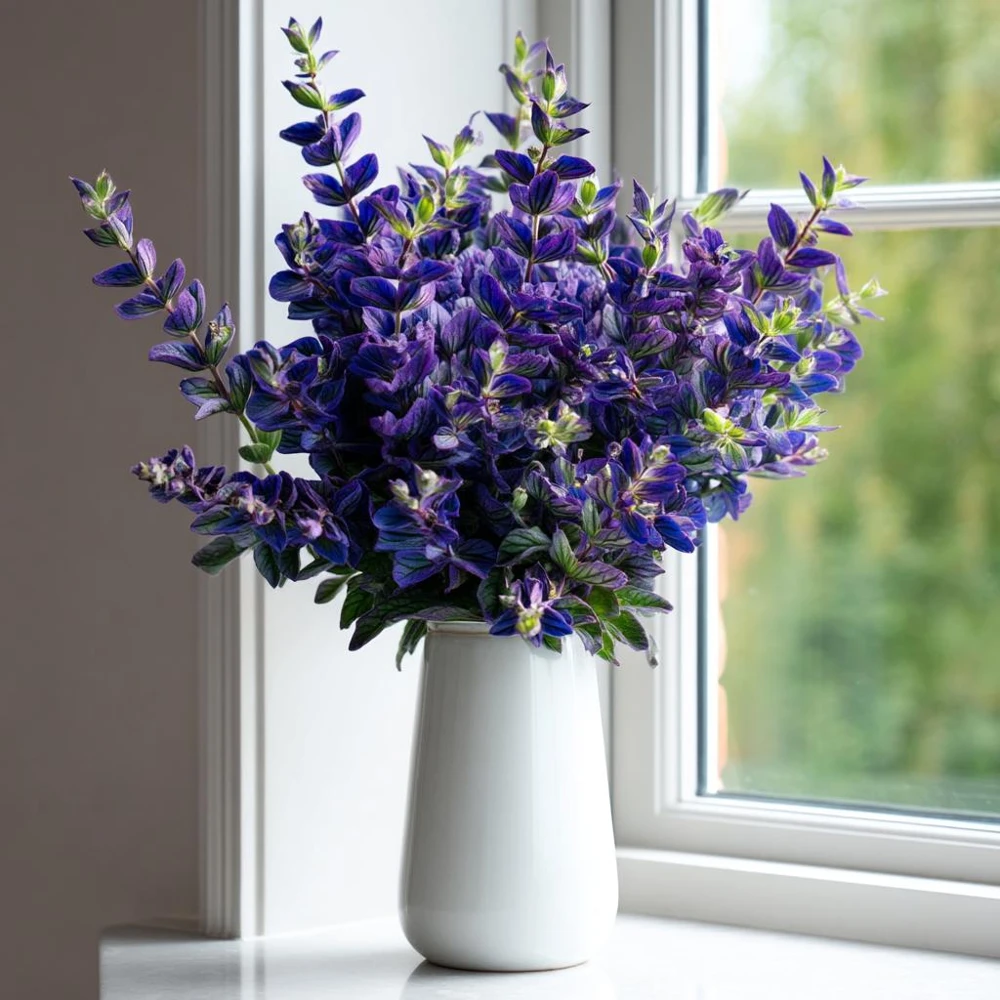 Oxford Blue Salvia Seeds - 50 Seed Pack, Deep Blue Flowers, Annual - Image 2