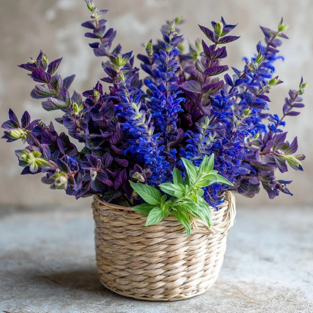 Oxford Blue Salvia Seeds - 50 Seed Pack, Deep Blue Flowers, Annual - Image 5