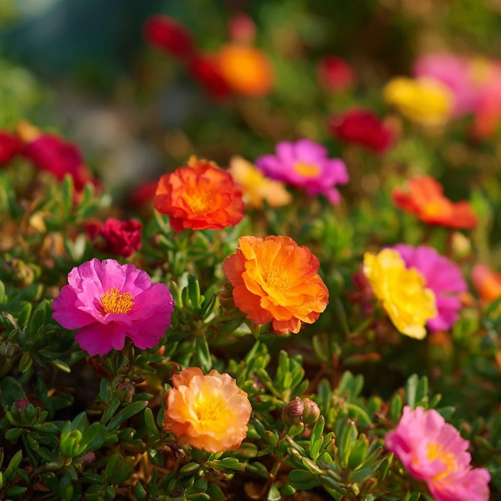 Portulaca Double Mix Flower Seeds - 500 Seeds - Vibrant, Full Sun Annual - Image 6