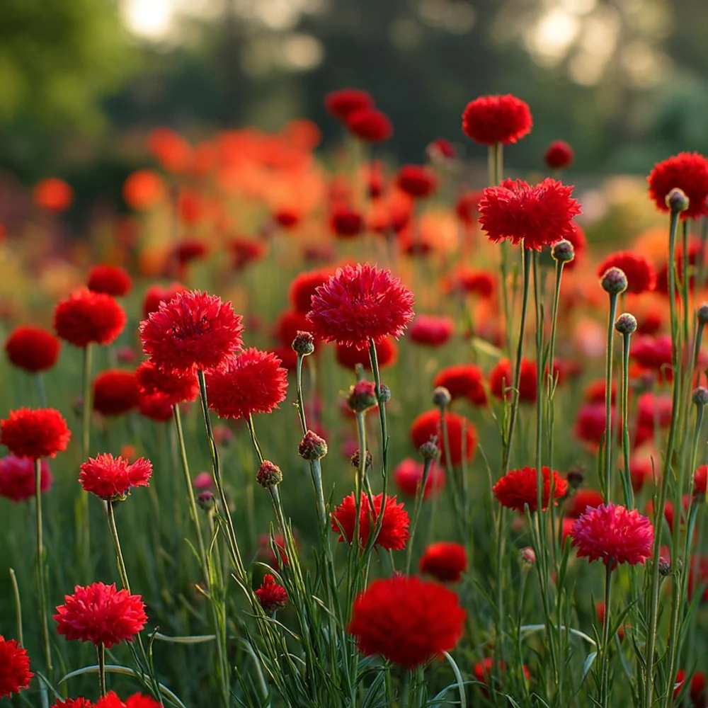 Red Bachelor Button Cornflower Seeds - 100 Count - Heirloom Annual Flower - Image 5