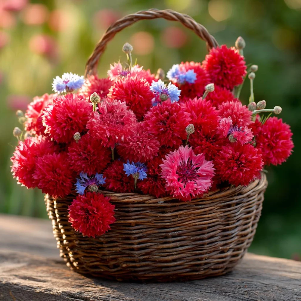 Red Bachelor Button Cornflower Seeds - 100 Count - Heirloom Annual Flower - Image 6