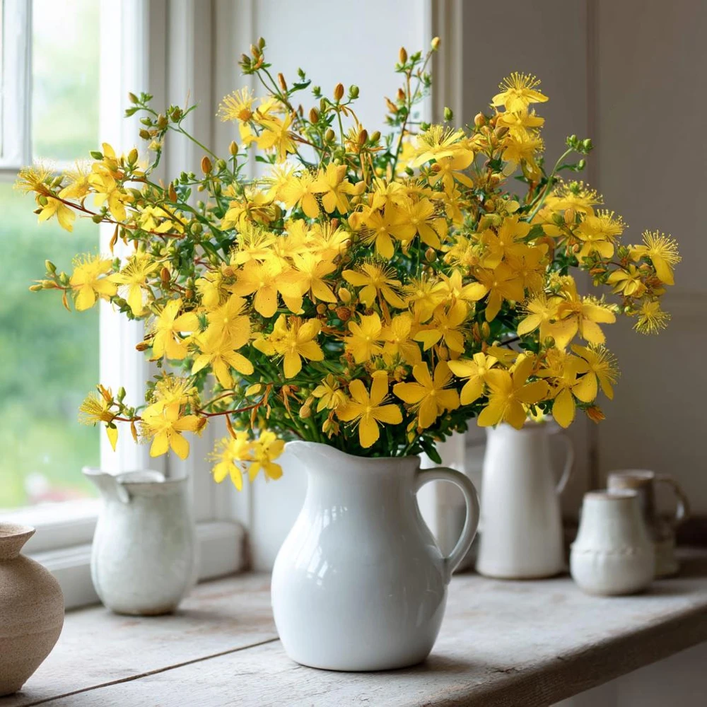 St. John's Wort Seeds - 100 Count Hypericum pyramidatum Native Wildflower - Image 2