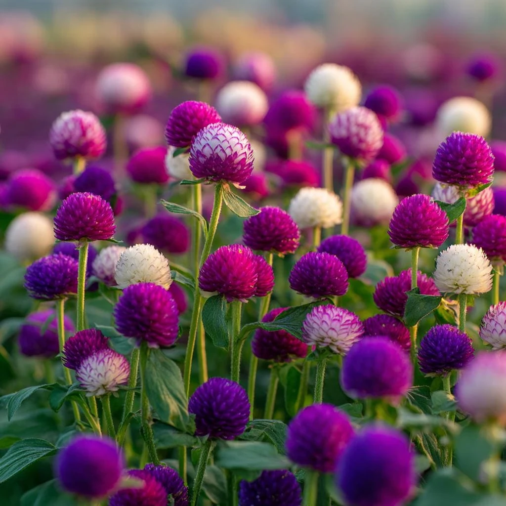 Twilight Purple Globe Amaranth Seeds - 50 Seeds for Vibrant Blooms - Image 3
