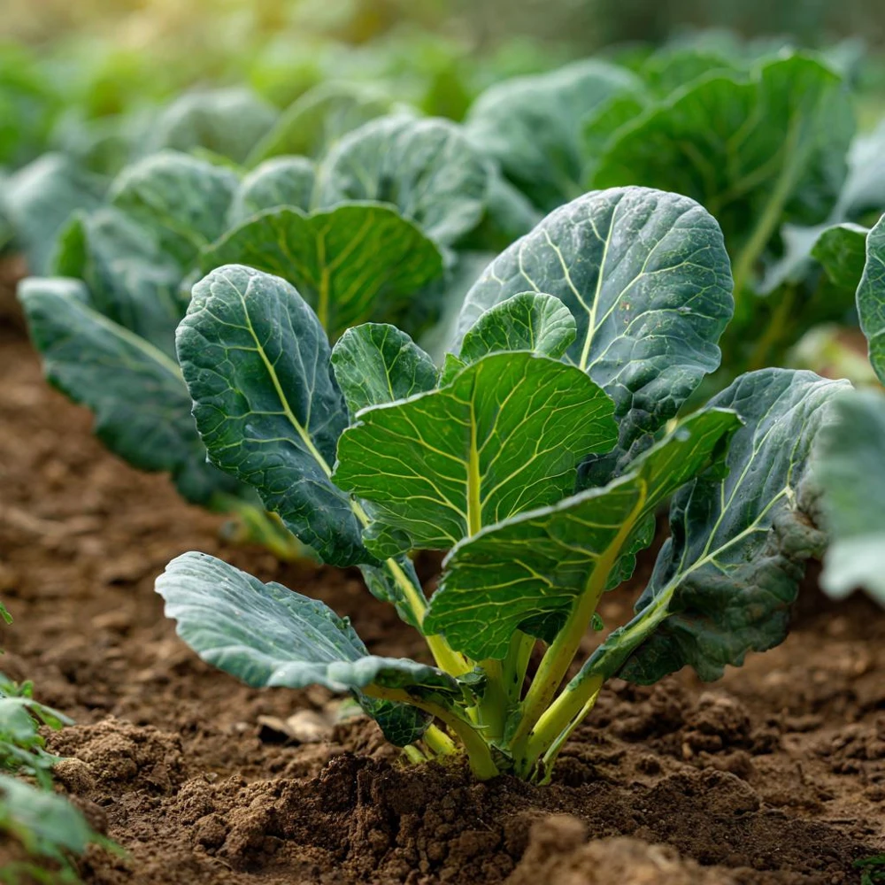 Vates Collard Seeds – Heirloom Leafy Green Vegetable – 200 Seed Pack – Outdoor Garden - Image 1