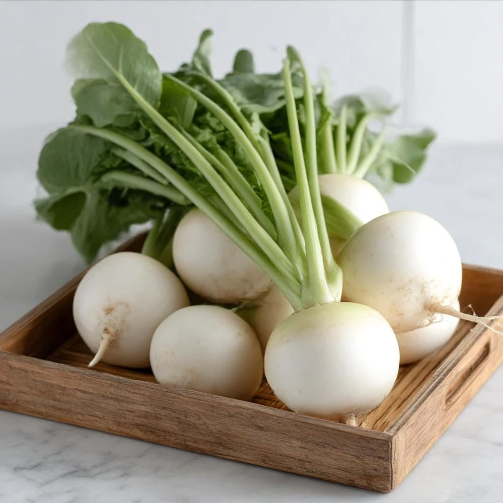 White Egg Turnip Seeds - Heirloom Smooth White Root Vegetable - 100 Seeds - Image 5