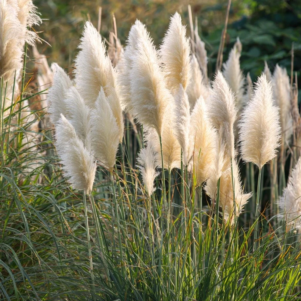 White Pampas Grass Seeds - 100 Count - Elegant Ornamental Grass - Image 1