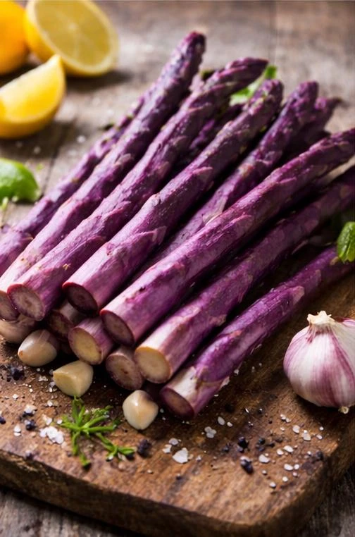 5 Purple Pacific Asparagus Crowns - 2 Year Bare Root Plants - Zones 3-10 - Image 13