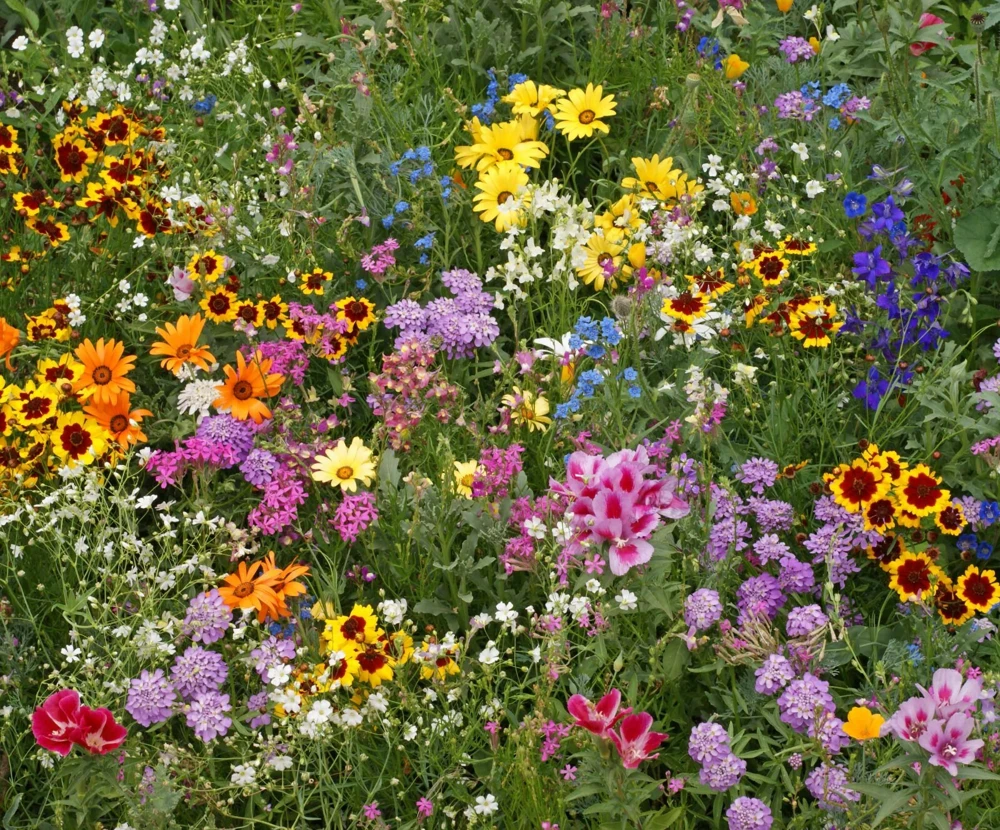 Annual Wildflower Seed Mix - 19 Full Sun Annual Flowers - Seeds - Image 2