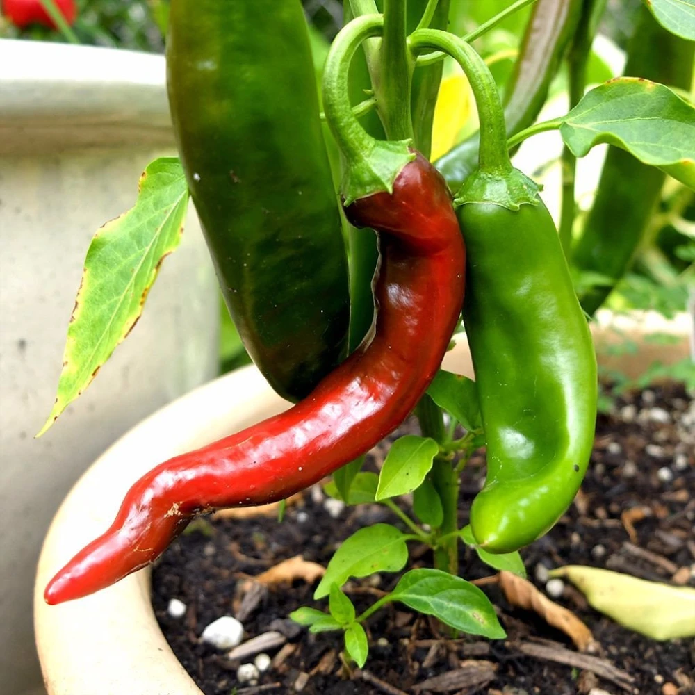 Guajillo Chili Pepper Seeds - Capsicum annuum, Easy Grow, Outdoor - Image 2