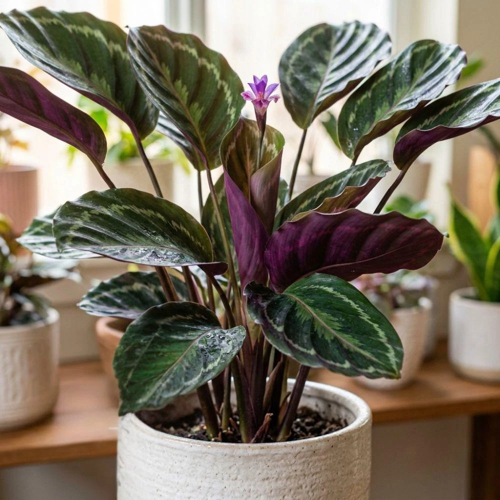 Purple Calathea Couture Flower Seeds - Tropical Houseplant Seeds for Indoor Planting - Image 5
