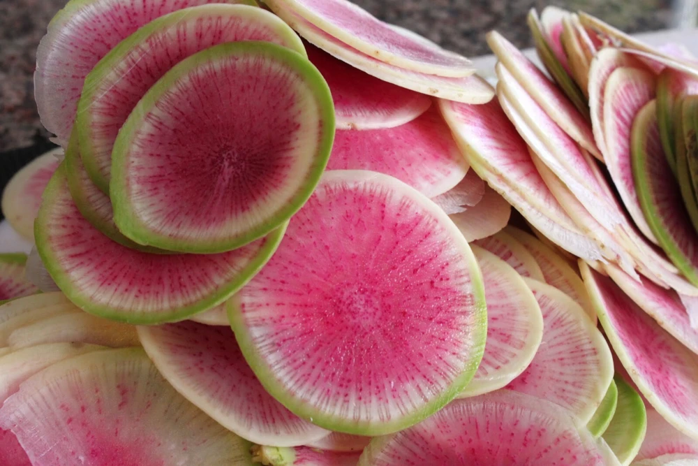 Watermelon Radish Seeds, , Shrinrimei, Chinese Heirloom, - Image 2