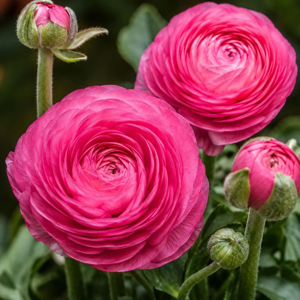 25 Rose Ranunculus Peony Corms - Double Bloom Flower Bulbs, Vibrant Spring Flowers - Image 5