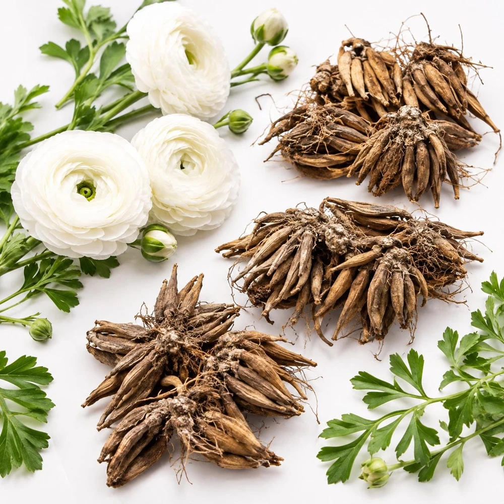 25 White Ranunculus Peony Corms - Double Bloom Buttercups, Vibrant Spring Flowers - Image 4