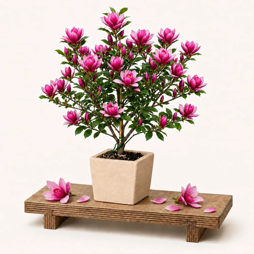 Ann Magnolia Tree Live Plant - Fragrant Magnolia Bush, 2.5 Inch Pot, 5-10 Inches Tall, Outdoor - Image 1