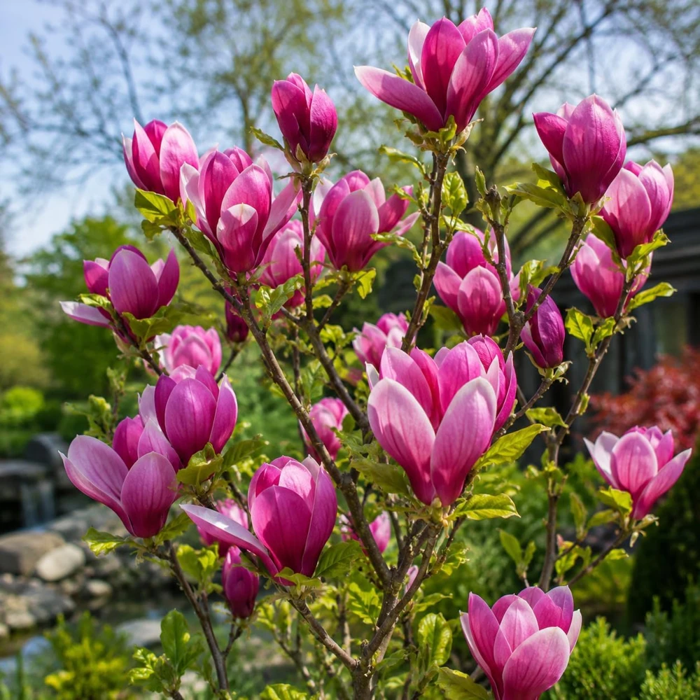 Ann Magnolia Tree Live Plants - Set of 2, 2.5 Inch Pot, Fragrant Flowering Bush, 5-10 Inches Tall - Image 4