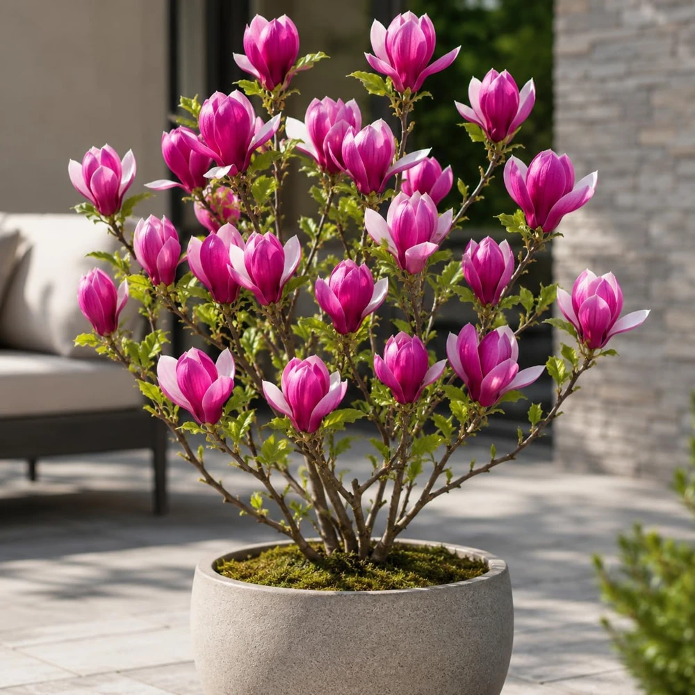 Ann Magnolia Tree Live Plants - Set of 2, 2.5 Inch Pot, Fragrant Flowering Bush, 5-10 Inches Tall - Image 7