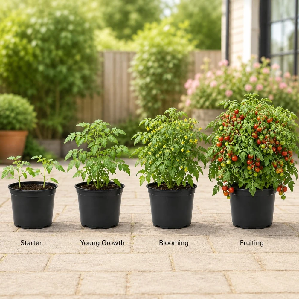 Cherry Tomato Live Plants - 2-Pack 4-6 Inch Starter Plants for Outdoor Growing - Image 6