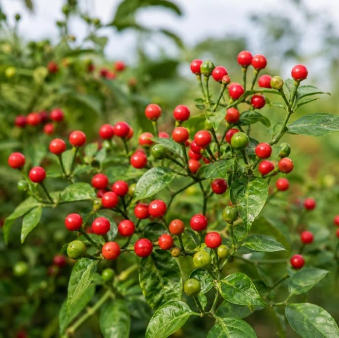 Chiltepin Pepper Live Plant โ 4 Inch Pot, 3-6 Inch Tall Seedling โ Outdoor Tepin Chili - Image 3