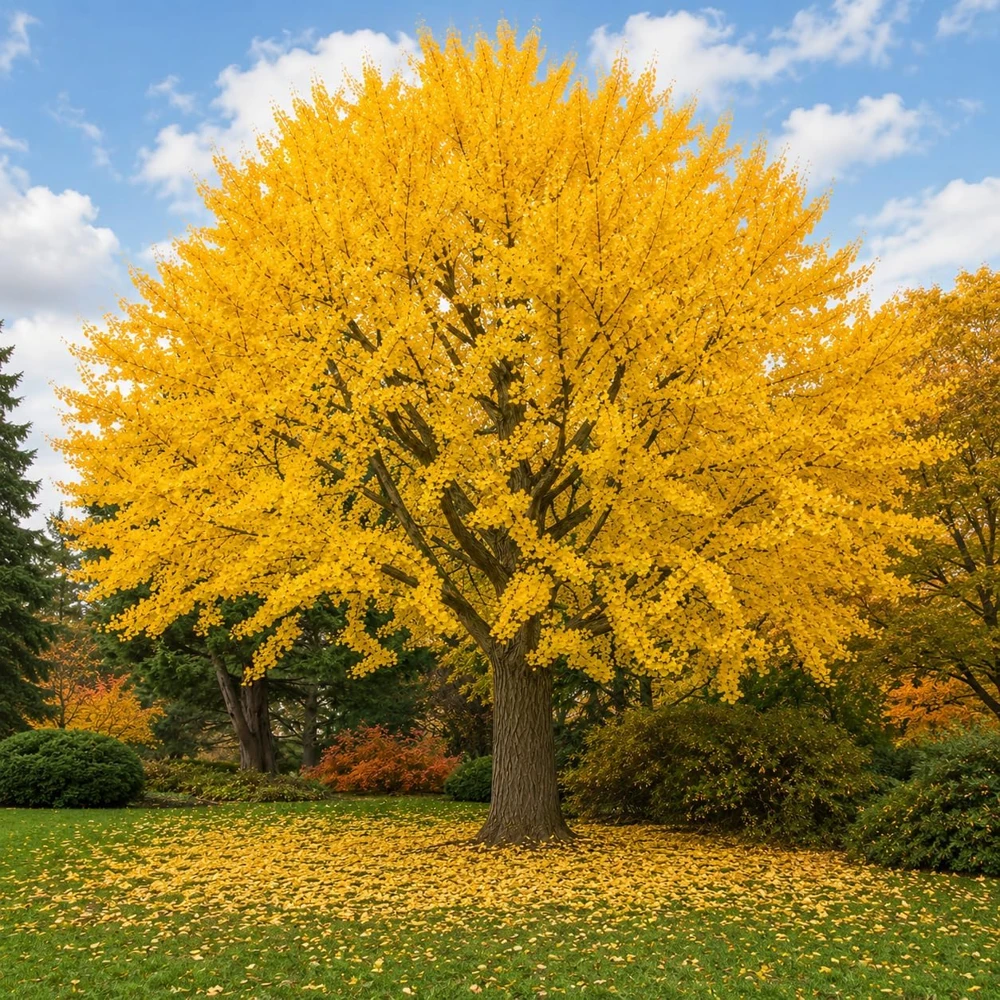 Ginkgo Biloba Live Plant Tree – 6-12 Inch Tall, Quart Pot, Perennial Outdoor - Image 1