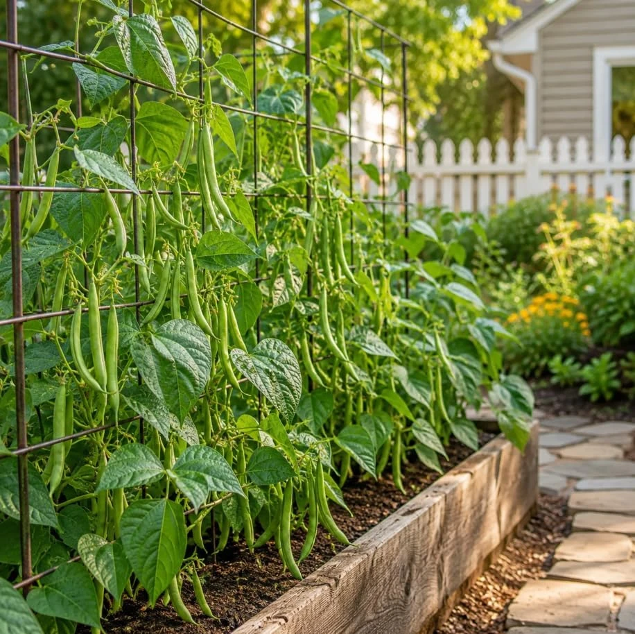 Green Bush Bean Live Plants - 2 Plants Per 4 Inch Pot, 3-6 Inches Tall Vegetable Starter for Garden & Containers - Image 7