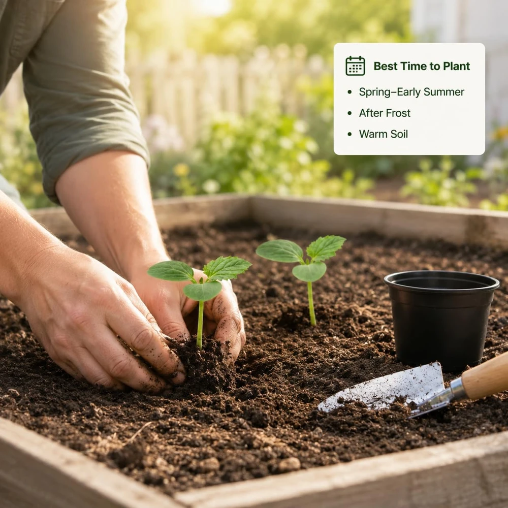 Green Zucchini Live Plants - 2 Summer Squash Seedlings, 4-6 Inch Tall in 4 Inch Pots, Outdoor - Image 7