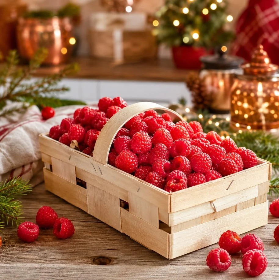 Live Red Raspberry Plant 2-5 Inch Tall - Sweet Berries Bush for Garden - Image 1