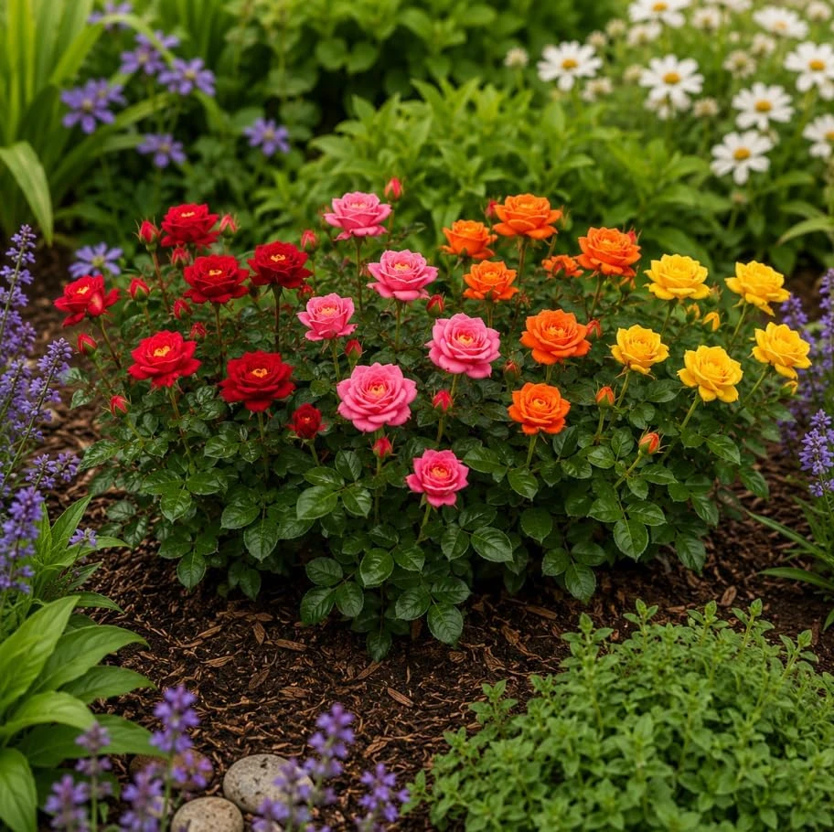 Mini Rose Live Plant - Random Color, 4-6 Inches Tall in 4 Inch Pot, Indoor/Outdoor - Image 5