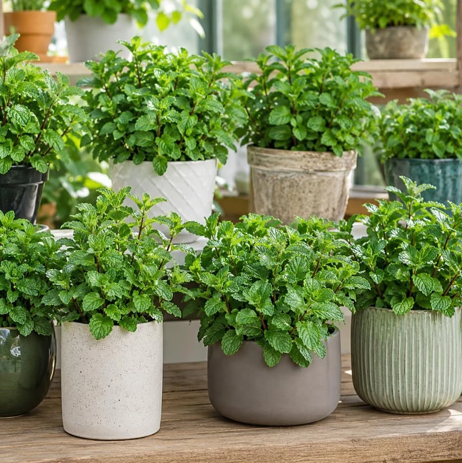 Mint Live Plant โ Fresh Herb for Home Garden Growing โ 2-4 Inch Tall - Image 5