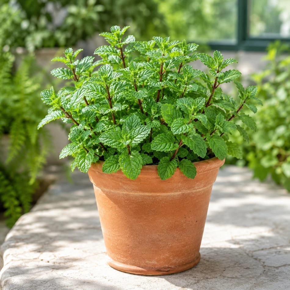 Mint Live Plant โ Fresh Herb for Home Garden Growing โ 2-4 Inch Tall - Image 6
