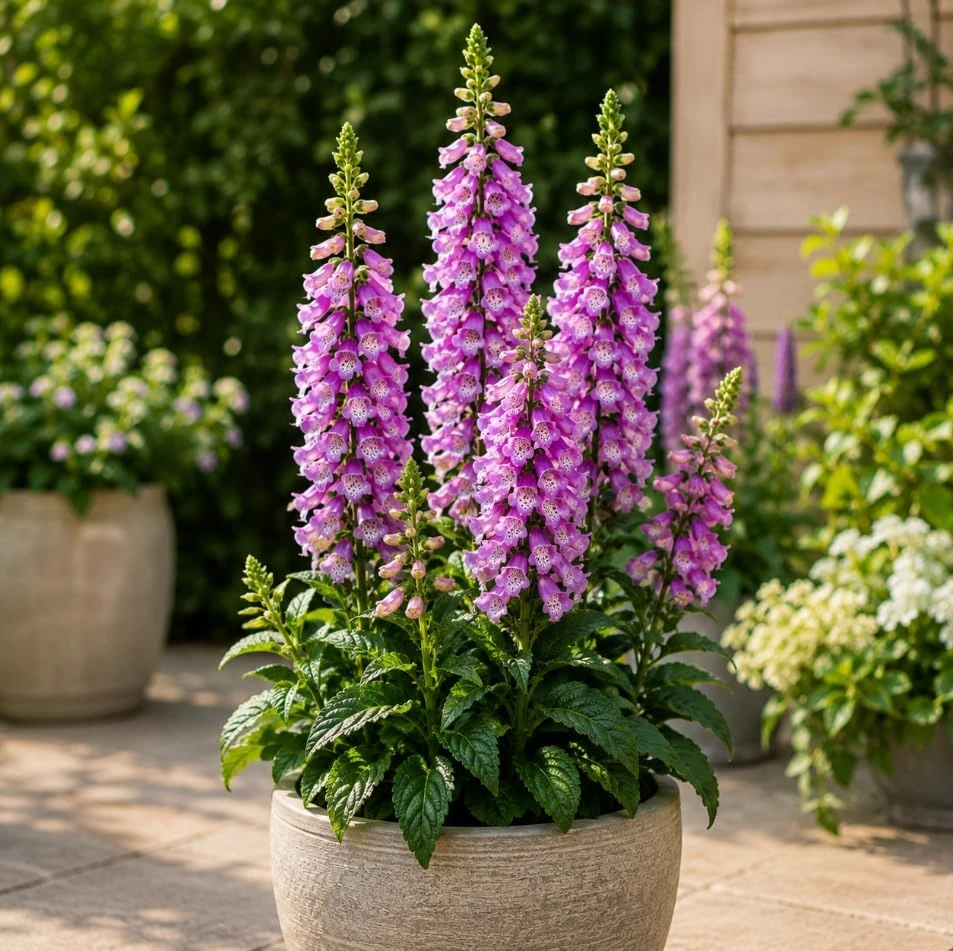Purple Foxglove Live Plant – Hardy Perennial – 2-4 Inch Tall – 3 Inch Pot - Image 7