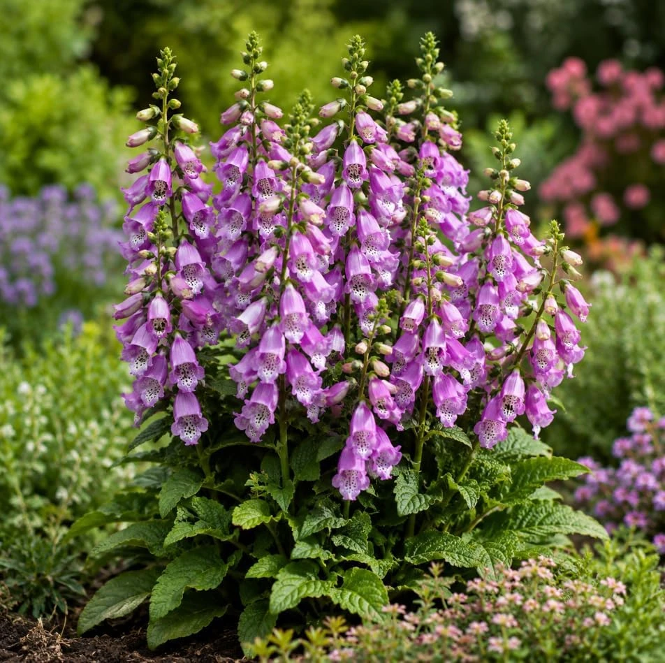 Purple Foxglove Live Plant Set of 2, Hardy Perennial, 2-4 Inch Tall, 3 Inch Pot - Image 6