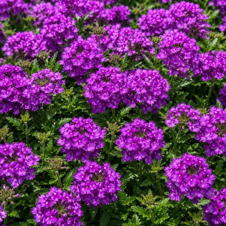 Purple Verbena Live Plants - 2 Pots, 4-6 Inch Tall, Outdoor Flowering Garden Plant - Image 5