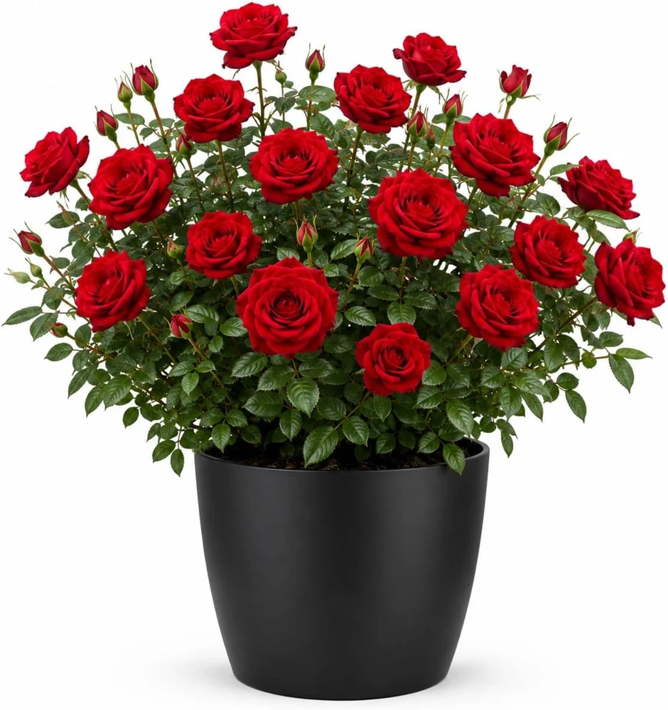 Red Climbing Roses Plant – Fragrant Rose Bush – Perennial – Live Plant – 2-4 Inch Tall - Image 1