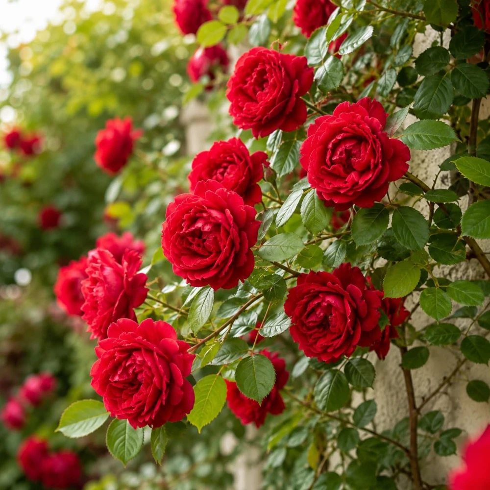 Red Climbing Roses Plant – Fragrant Rose Bush – Perennial – Live Plant – 2-4 Inch Tall - Image 3