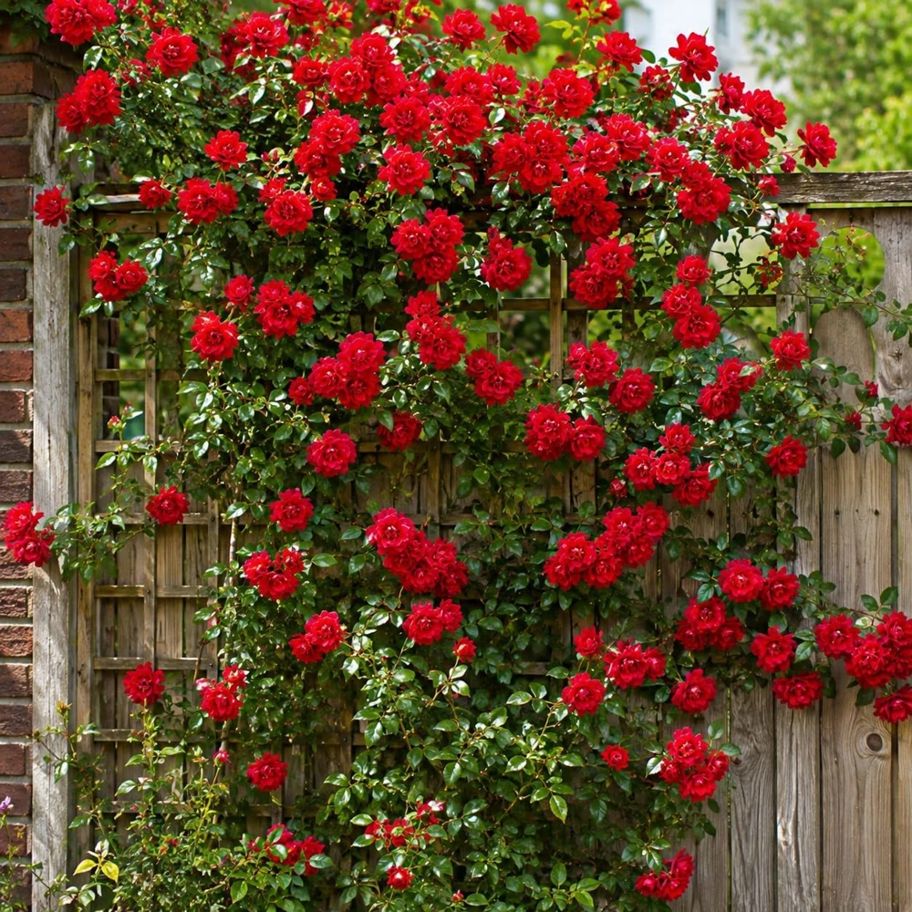 Red Climbing Roses Plant – Fragrant Rose Bush – Perennial – Live Plant – 2-4 Inch Tall - Image 5