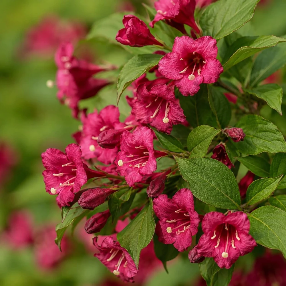 Red Weigela Live Plant – Blooming Shrub, 6-12 Inch Tall, Quart Pot, Outdoor - Image 3