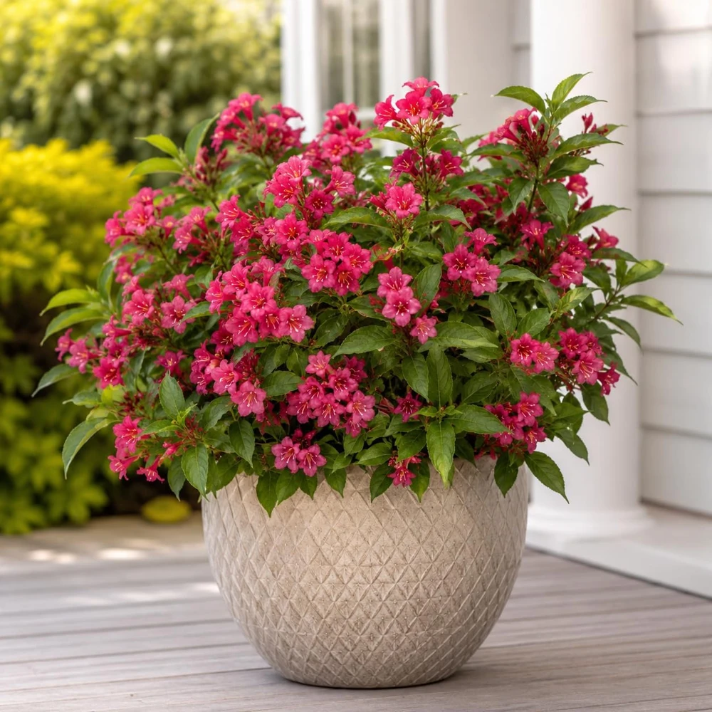 Red Weigela Live Plant – Blooming Shrub, 6-12 Inch Tall, Quart Pot, Outdoor - Image 5