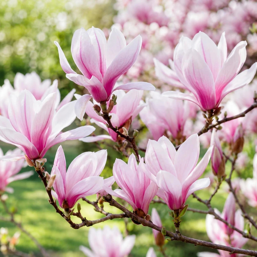 Saucer Magnolia Live Plant - Fragrant Bush Flowers, 5-10 Inch Tall, 2.5 Inch Pot - Image 6