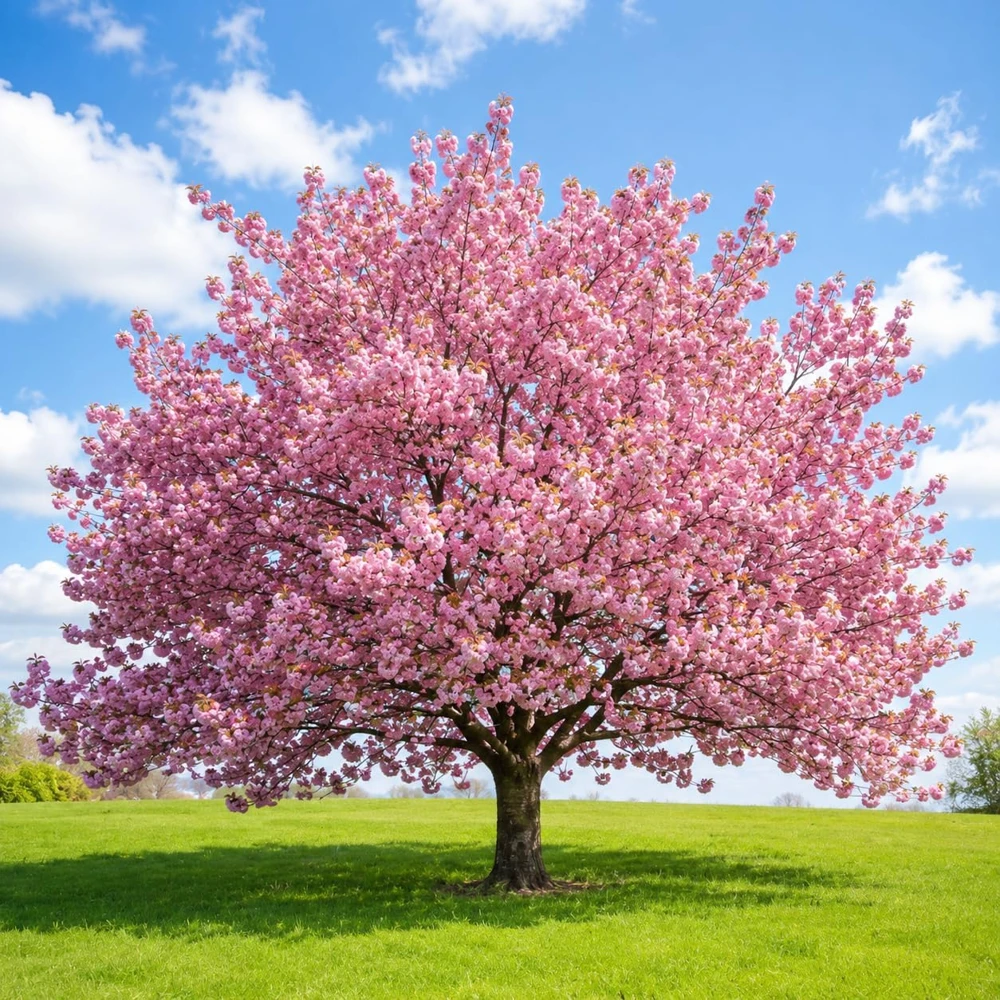 Set of 2 Kwanzan Cherry Trees Live Plants, 2.5 Inch Pot, Perennial Blossom Saplings - Image 4